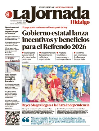 La Jornada Hidalgo | 02 de enero de 2026