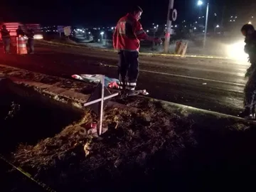 Hombre pierde la vida tras ser atropellado en la carretera Pachuca-Actopan