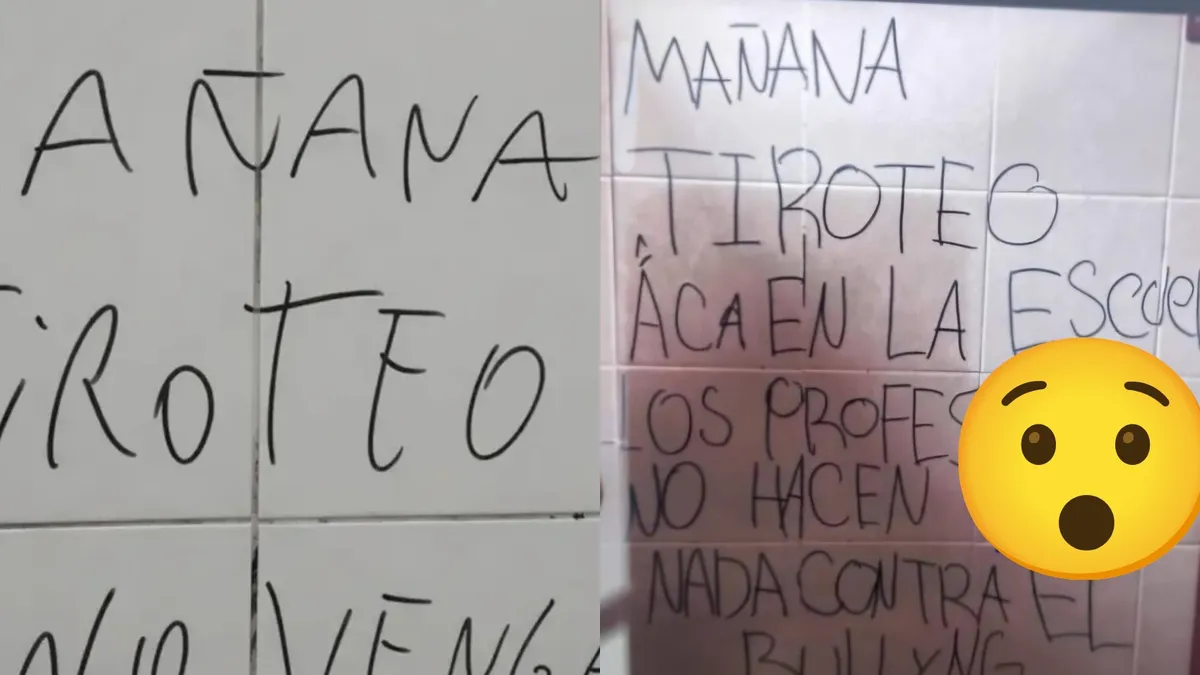 Pintas con mensajes de amenaza en escuela de Hidalgo