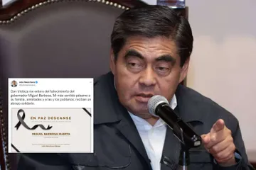 Lamenta Julio Menchaca muerte de Miguel Barbosa, gobernador de Puebla