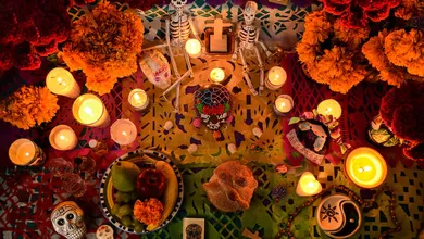 ofrenda de día de muertos 31 de octubre