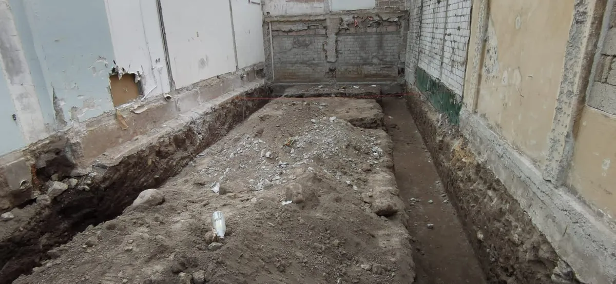 Hallan restos prehispánicos en construcción de Tula