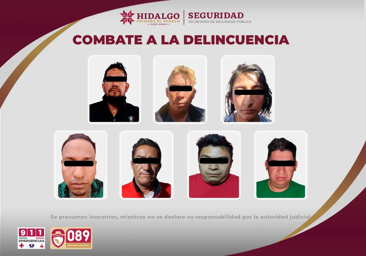 Pachuca: detienen a siete y desmantelan centros de distribución de droga y huachicol en operativos