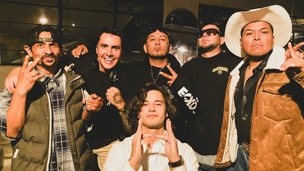 Israel Ñonthe, “Ese Chikitin MX”, durante la presentación de la película ENDRA grabada en Pachuca.