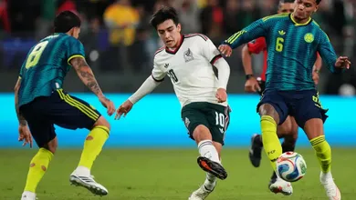 Gilberto Mora autor del gol del empate contra Colombia