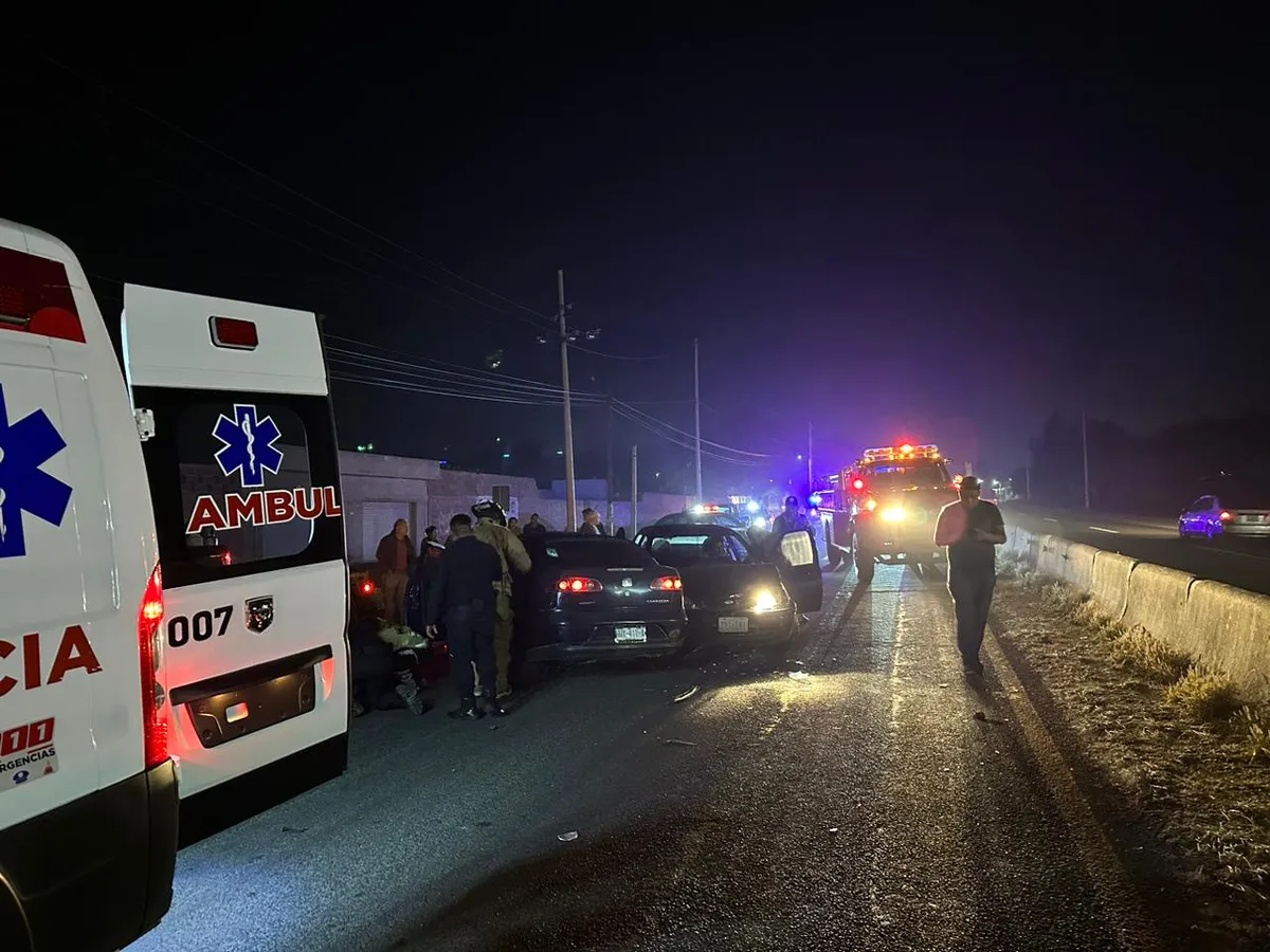 Tres lesionados tras accidente vial en Actopan