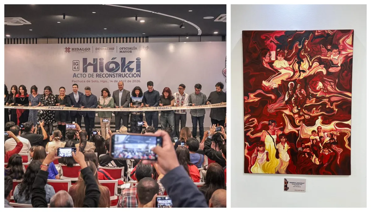 Inauguran “Hióki, Acto de Reconstrucción” en Palacio de Gobierno de Hidalgo