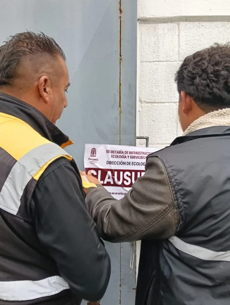 ¡Mano dura contra la contaminación! Clausuran de emergencia otra fábrica en Tizayuca por tirar desechos tóxicos 