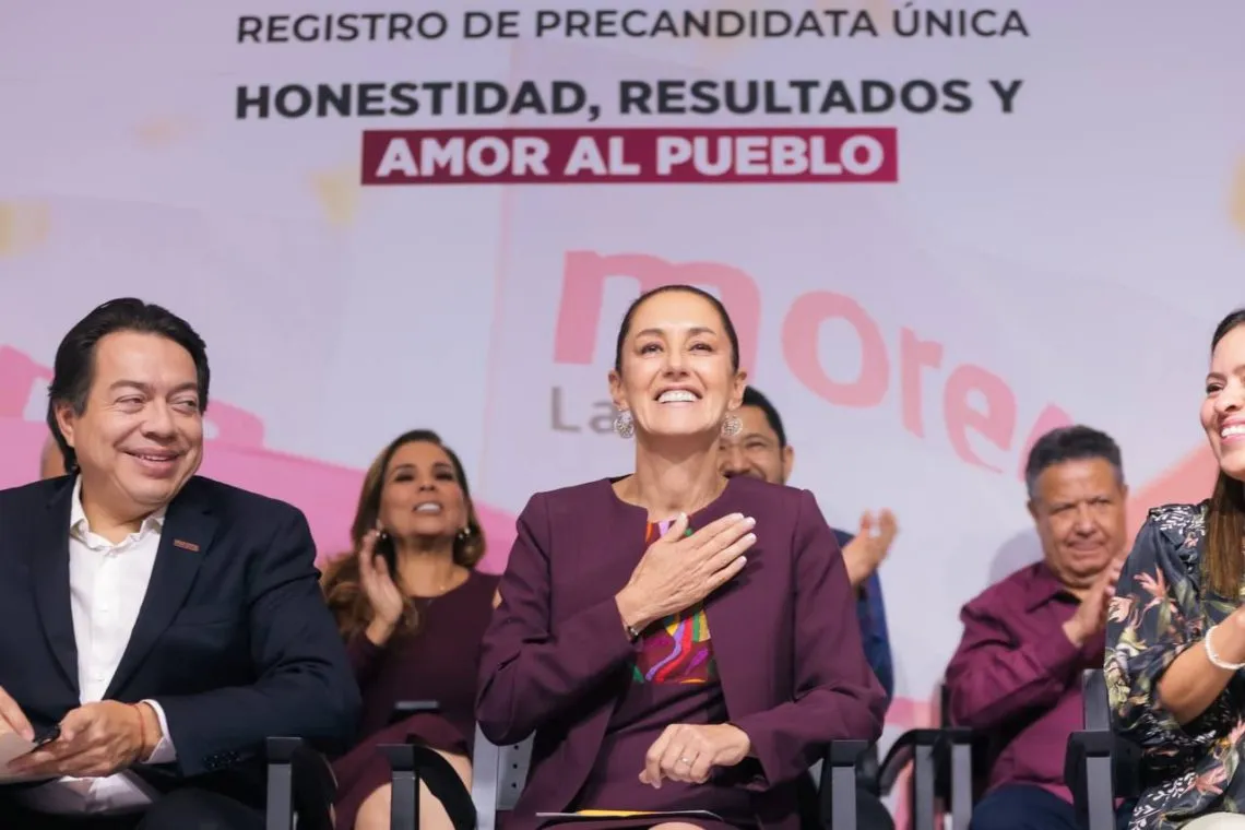 Se registra Sheinbaum como precandidata única de Sigamos Haciendo Historia