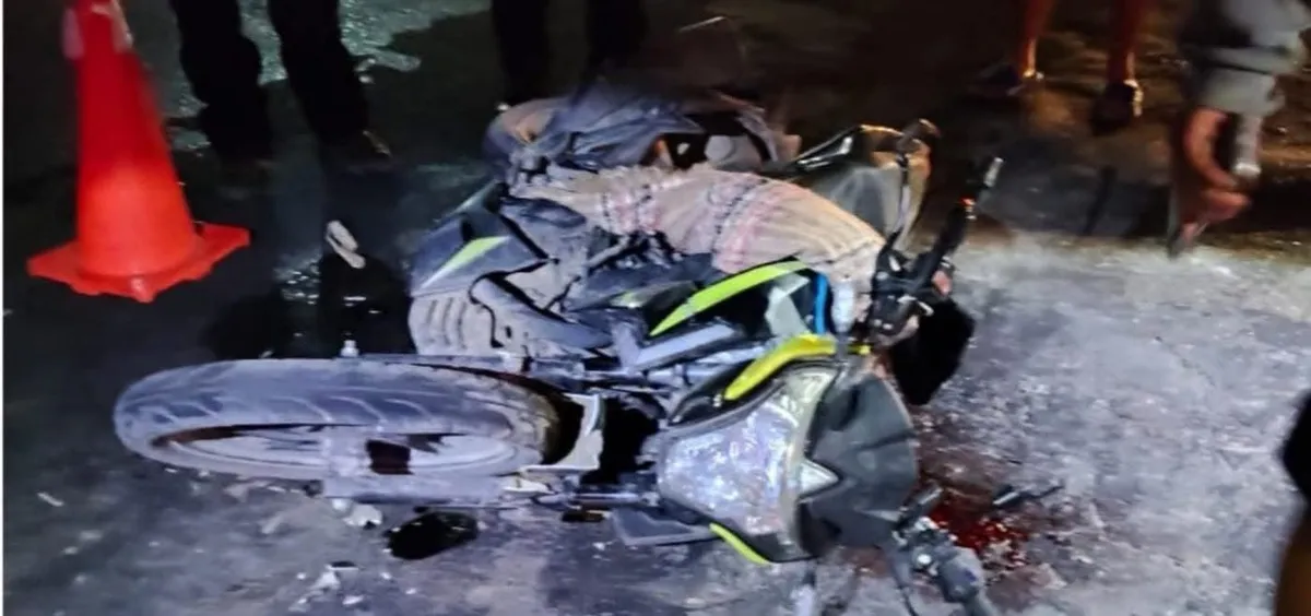 motocilista accidentado en ixmiquilpan