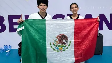 Guillermo Cortés y Darah Ponce ganan oro y plata en Campeonato Mundial Juvenil de Taekwondo 2026