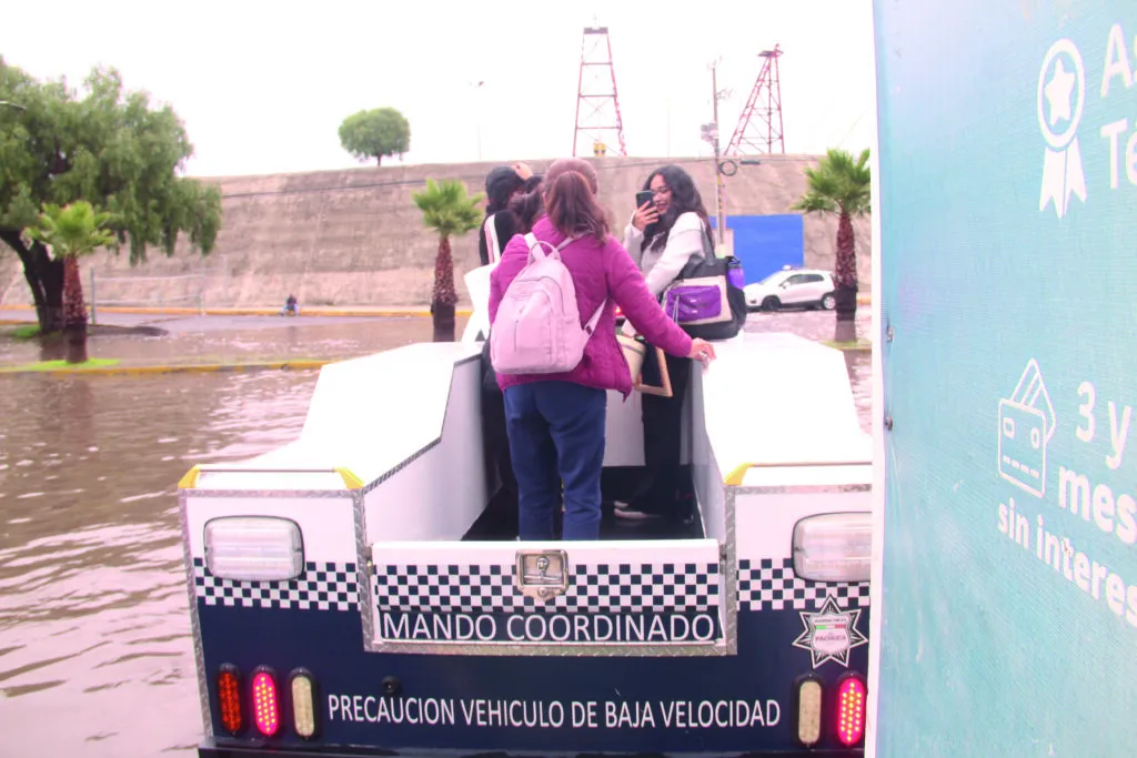 Septiembre inicia con lluvias intensas que inundan Pachuca y su zona metropolitana