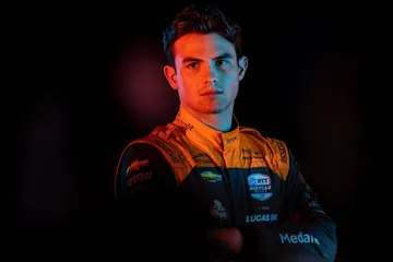 Foto de Pato O'Ward, quien fue nombrado piloto de reserva para la Fórmula 1 por parte de McLaren.