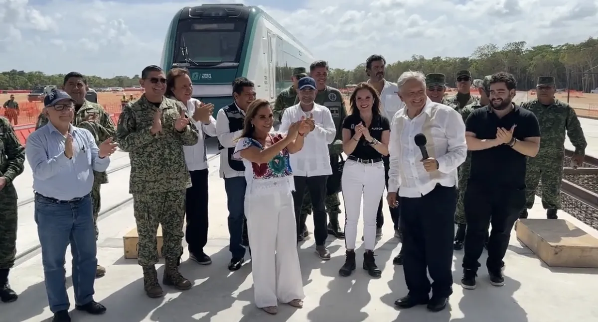 Tren Maya: Llega a Cancún el primer vagón construido en Sahagún