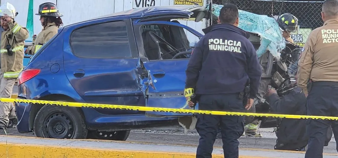 Choque mortal en Actopan: dos fallecidos y tres lesionados de gravedad