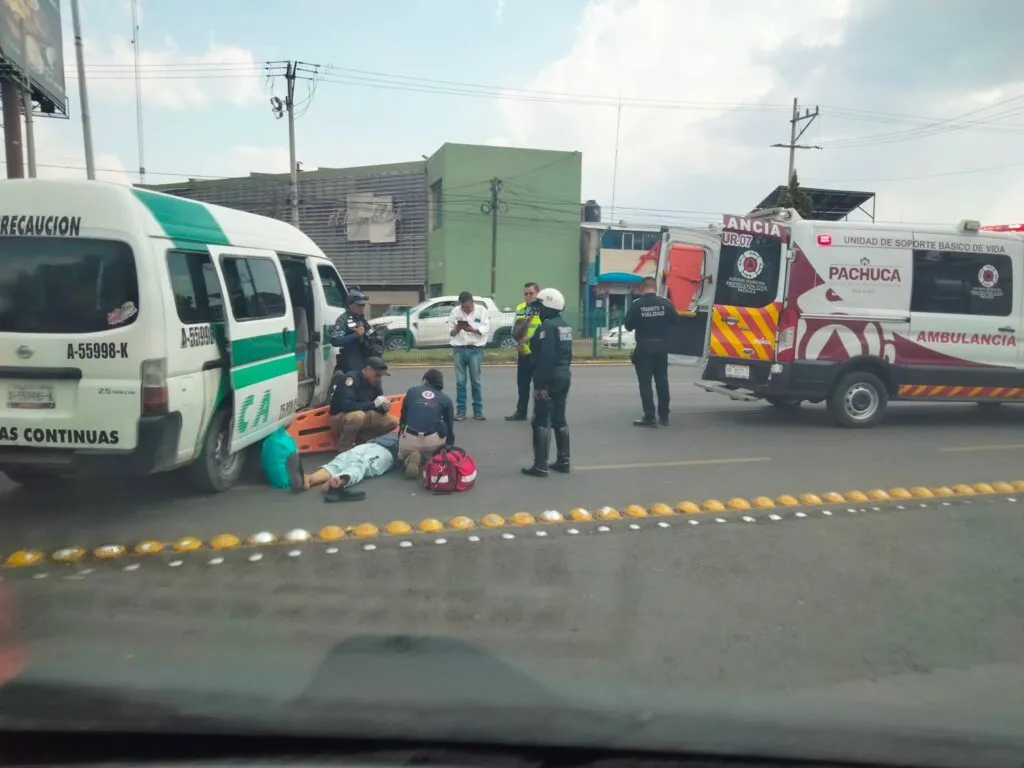 Mientras aumenta el pasaje, combis protagonizan accidentes en Hidalgo