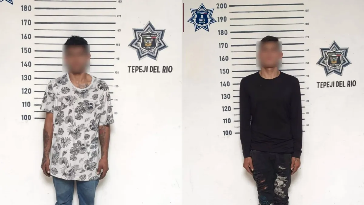 Presuntos asaltantes de Tepeji