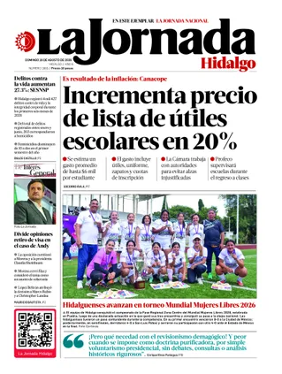 La Jornada Hidalgo | 16 de agosto de 2026