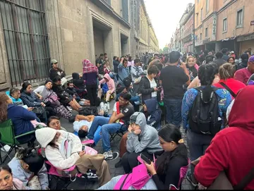 Toma CNTE accesos a Palacio Nacional; Sheinbaum emitirá mensaje a través de redes sociales
