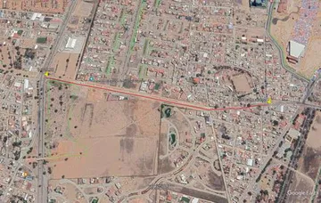 Alistan mejora de imagen urbana de avenida Álamo en colonia El Tezontle, en Pachuca