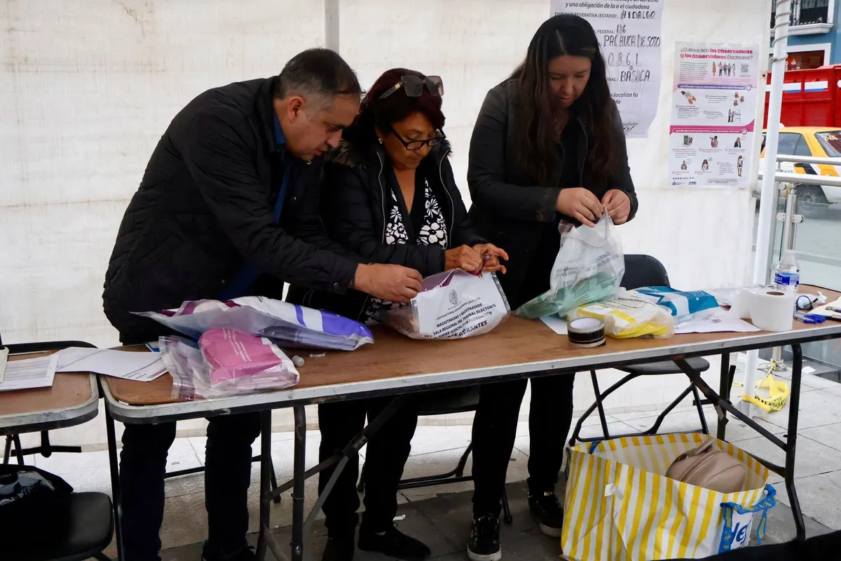 Concluye jornada de elección judicial en Hidalgo con participación moderada