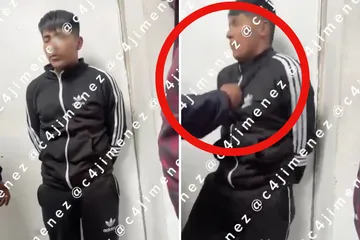 VIDEO | “Ahorita vas a sentir hijo de tu perr@ madre” policía golpea a detenido