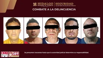 Detenidos en Mineral de la Reforma