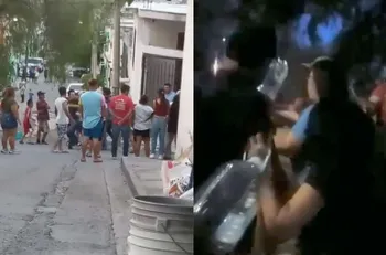 peleas tras escasez de agua en Monterrey 2022