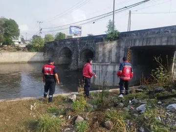 Hombre localizado en canal de Tula