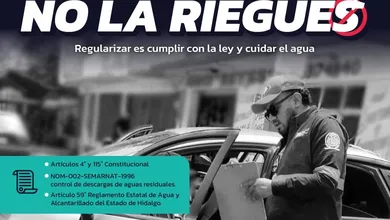 Más de 40 establecimientos recibieron apercibimientos preventivos como parte de una estrategia para proteger la infraestructura hidráulica de Tizayuca.