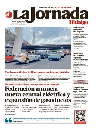 La Jornada Hidalgo | 08 de mayo de 2026