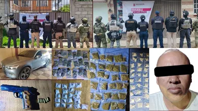 Operativo de seguridad durante cateos en Tepeapulco