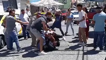 Personas en una pelea