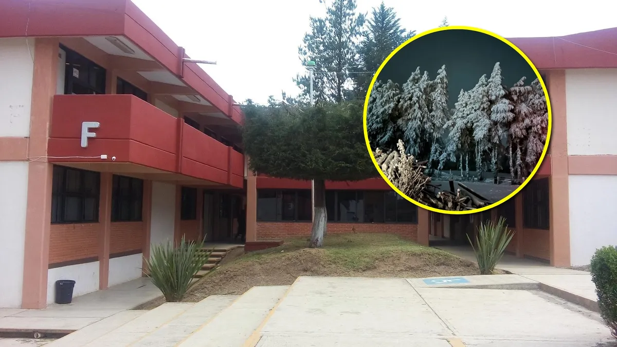 Nevadas en Hidalgo: planteles educativos modifican horarios ante bajas temperaturas
