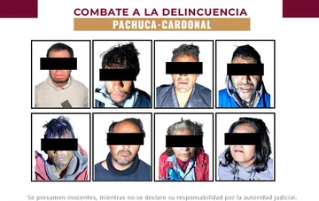 Golpe al narcomenudeo en Hidalgo: caen 8 personas y desmantelan dos puntos de venta en Pachuca y Cardonal