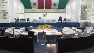 Salón de Plenos del Congreso de Hidalgo