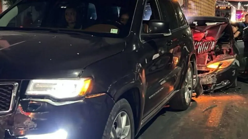 No frenó a tiempo y provoca carambola en Ixmiquilpan