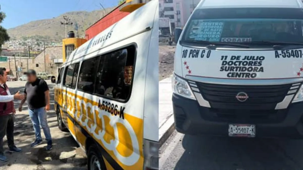 Semot multa a choferes y dueños de transporte público por pelea frente al Hospital General de Pachuca