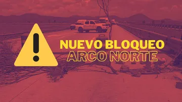 Bloqueo en Arco Norte afecta tránsito por protesta de ejidatarios