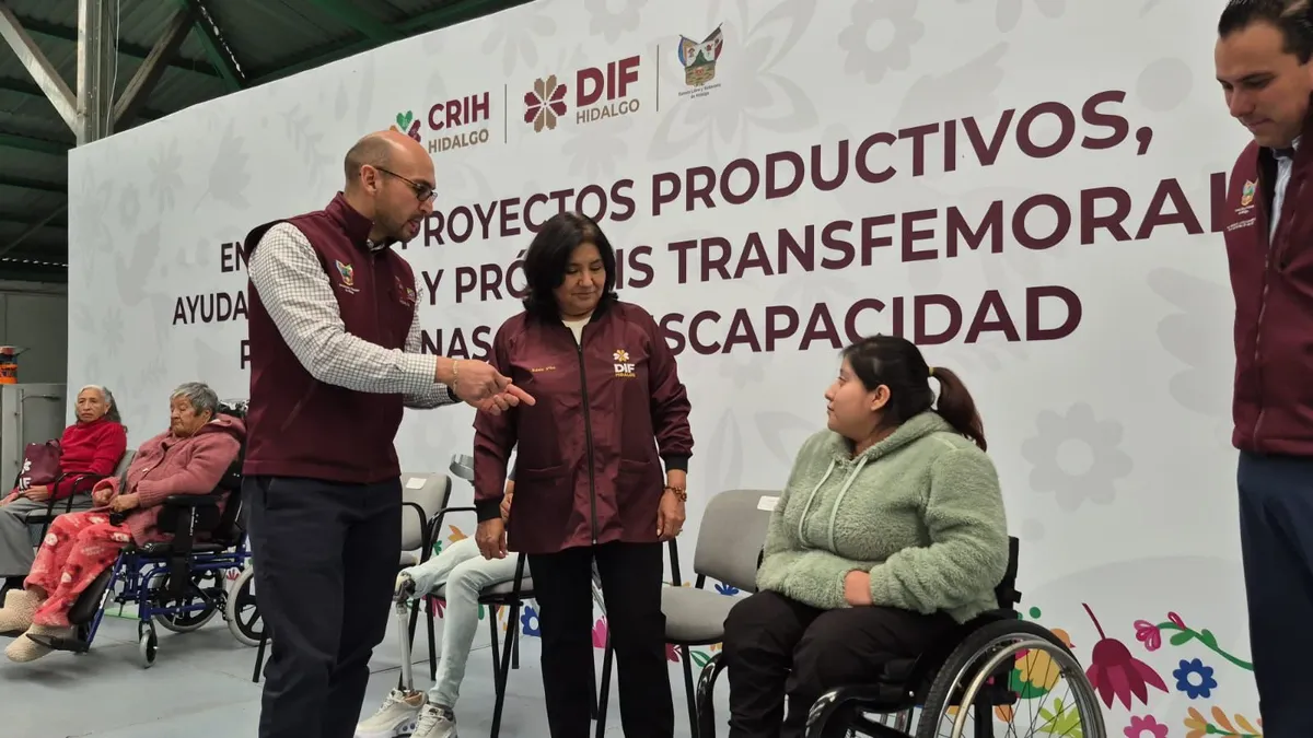 Entrega de proyectos productivos del DIF Hidalgo.