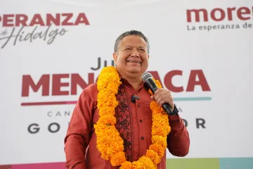 En Tasquillo, Julio Menchaca promete estar a la altura de los hidalguenses