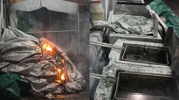 Local incendiado