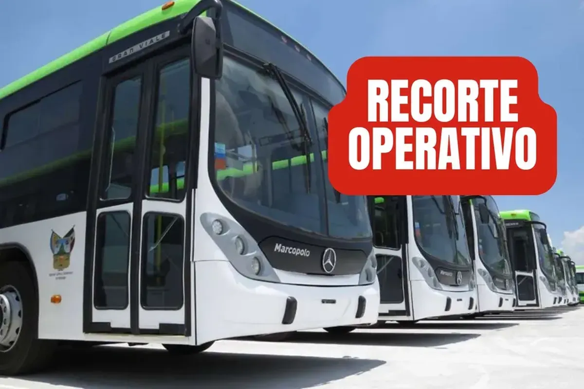 recorte operativo Tuzobús