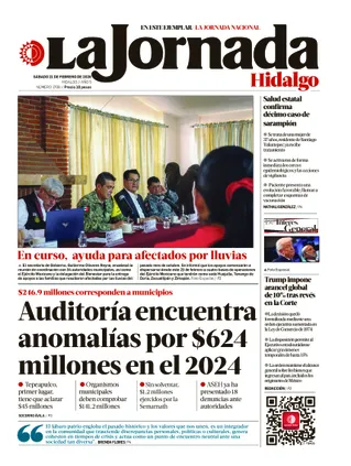 La Jornada Hidalgo | 21 de febrero de 2026