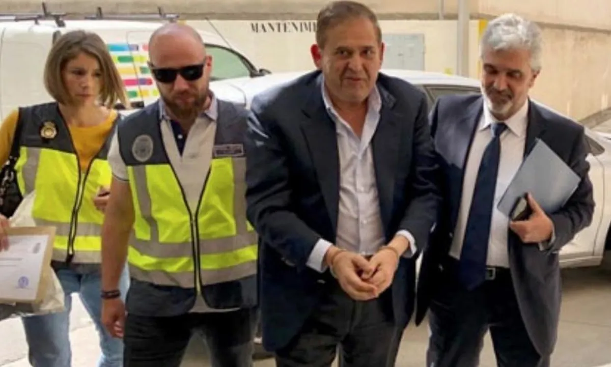 El empresario mexicano Alonso Ancira, durante su detención en Palma de Mallorca, España, en mayo de 2019. Foto Juan Pedro Martínez