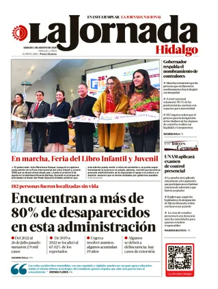 La Jornada Hidalgo | 01 de agosto de 2026
