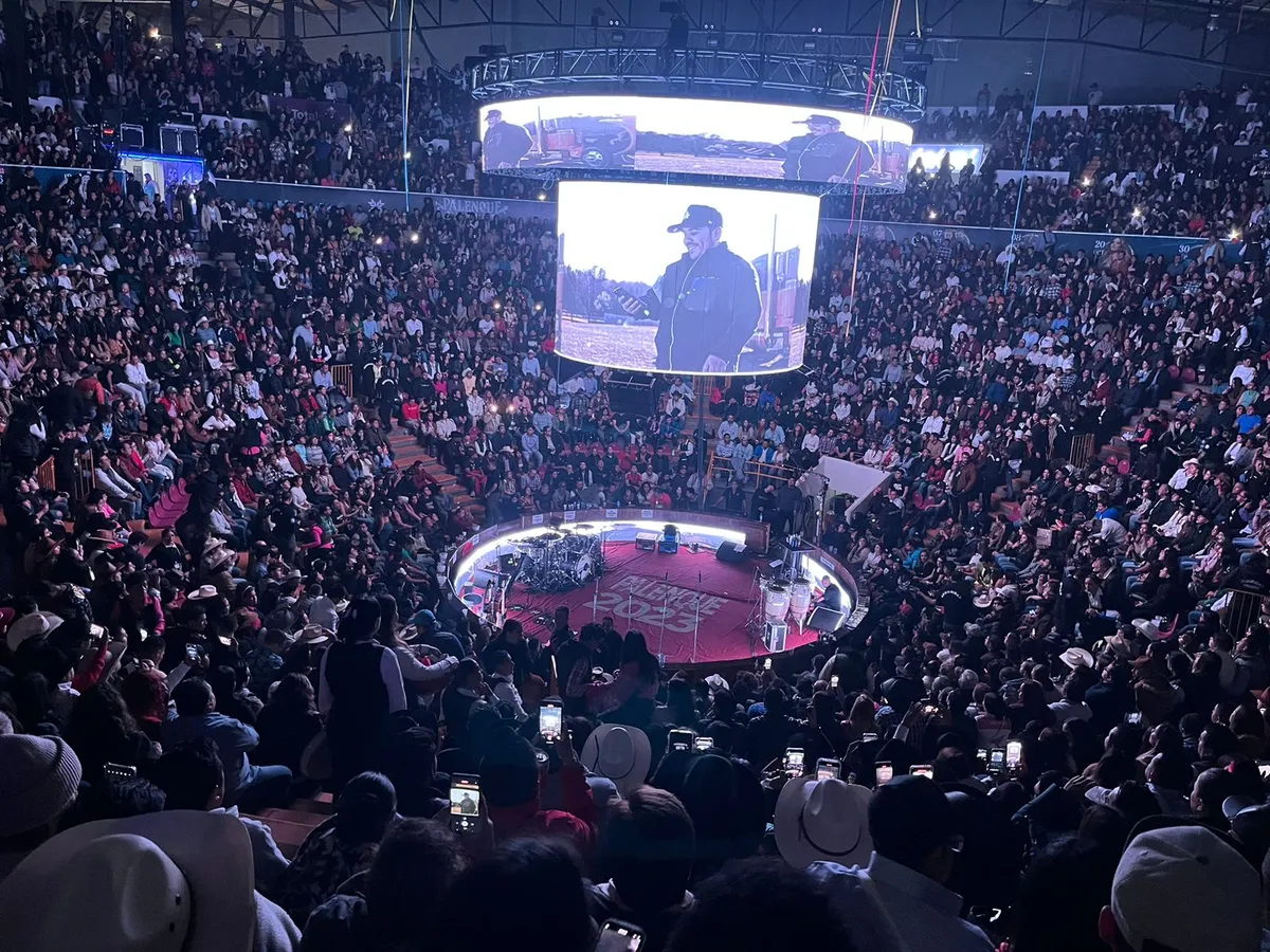 Grupo Frontera en Pachuca: así fue su presentación en el Palenque