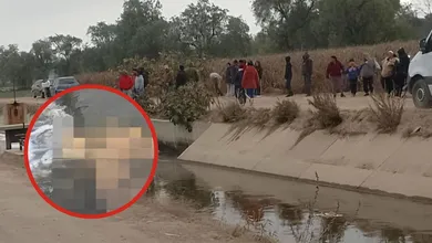 Autoridades resguardan la zona del hallazgo de un cuerpo