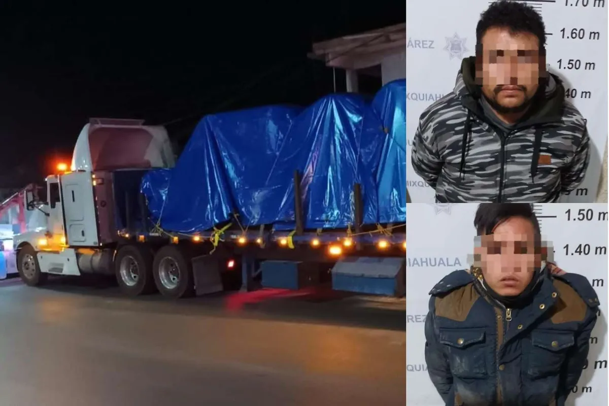 Detienen a dos, presuntamente relacionados con robo en la Arco Norte