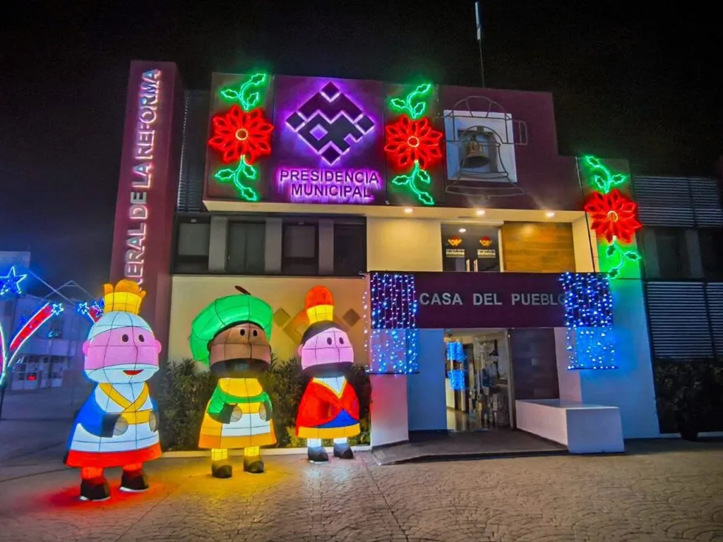 Pista de hielo, nieve artificial y túnel iluminado: así será la villa navideña en este municipio de Hidalgo